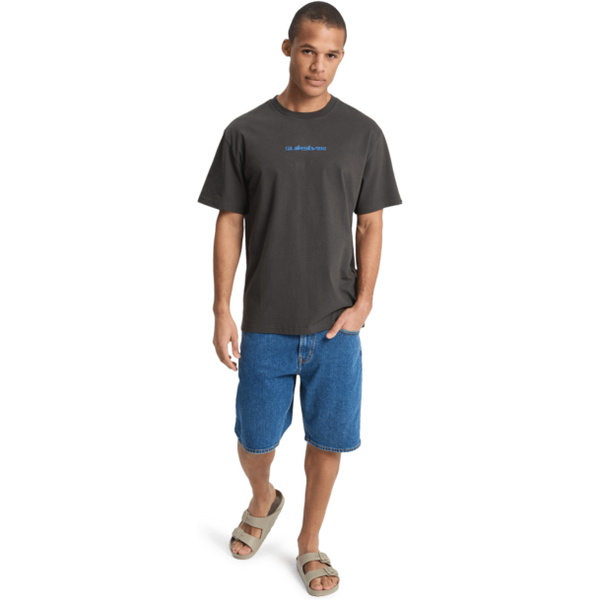 2026 Quiksilver Mens Fractured Wave Tee EQYZT08299 - Tarmac